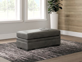 Bay Furniture Gallery - Ashley Furniture - Lofton-Pike Living Room - Oversized Accent Ottoman / Shadow - PC6161008